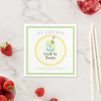 Golf É Tônico | Guardanapos de Papel de Golfe