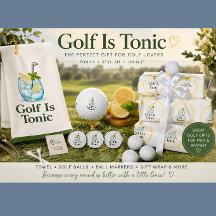 Golf É Tônico | Papel de Presente de Golfe