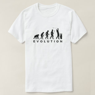 Golf Evolution camisetas engraçadas golfista Humo