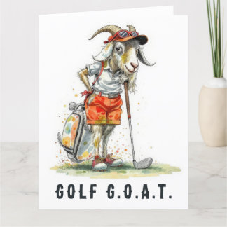 Golf G.O.A.T. - Cartão Golf Grande