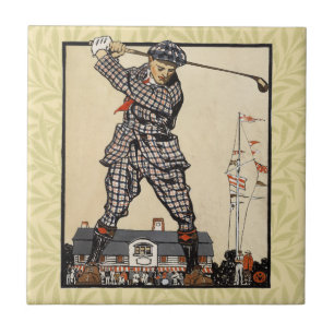 Golf Golfer Vintage Antiguamente Golfe