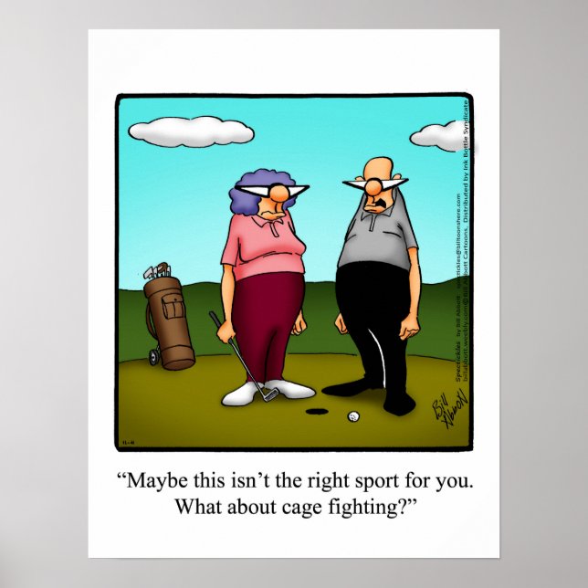 Golf Humor Poster (Frente)