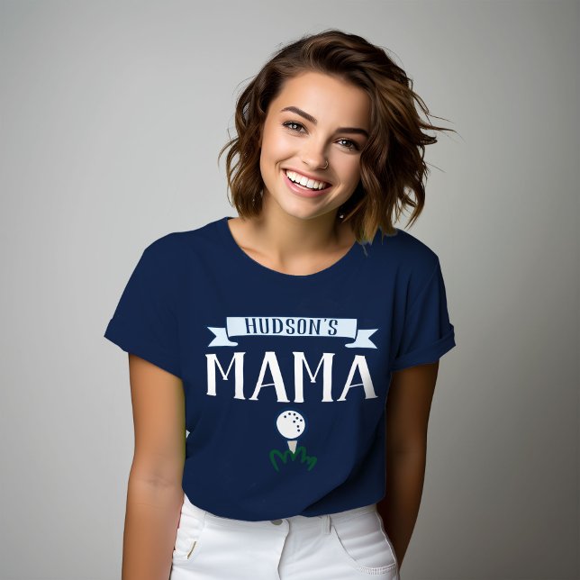 Golf Mama - Camisa Personalizada do Primeiro Anive (Criador carregado)
