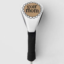 GOLF MOM Scalloped Edge Golf Club Personalizado