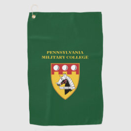 GOLF TOWEL (verde) com o logotipo PMC SEAL