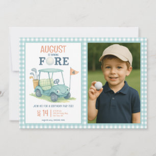 Golf Virning Forn 4º Convite Fotográfico de Aniver