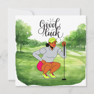 Golfe "Boa Sorte no Curso, Lady Golfer!"