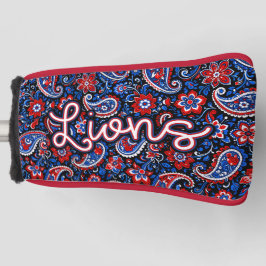 Golfe Durant Lions - Floral xadrez azul