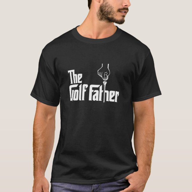 Golfe Engraçado Camisa Golfe Padre Engraçado Golfe (Frente)