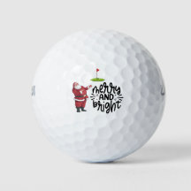 Golfe Feliz Natal com Papai Noel na bandeira Gol