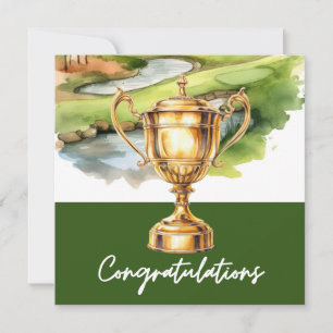 Golfe Parabéns golfe temido para golfe