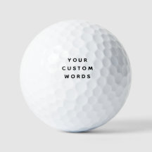 Golfe Personalizado com Presente de Texto Personal