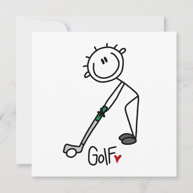 Golfer de Figura Simples (Frente)
