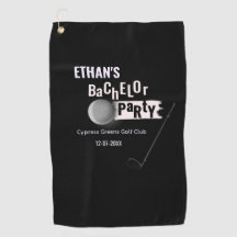 Golfer Groom Despedida de Solteiro Clássico Branco