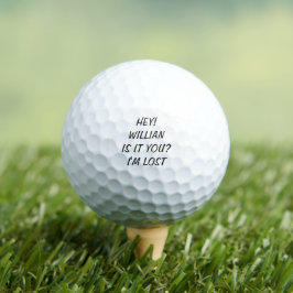 Golfer Humor Gift - Funny Lost Ball Custom Name