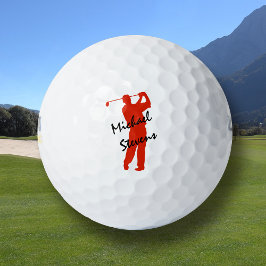 Golfer Personalizado Vermelho