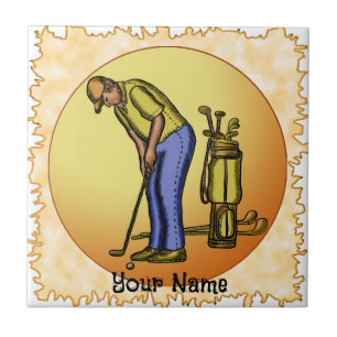 Golfer Sun Man