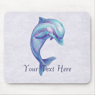 Golfinho azul Mousepad