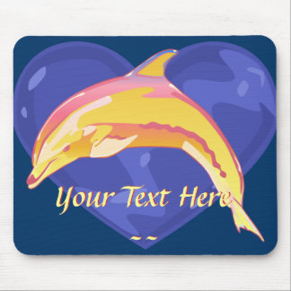 Golfinho colorido Mousepad