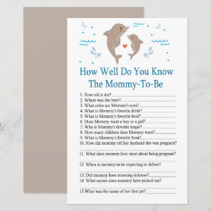 Golfinho Como você conhece bem o jogo do chá de 