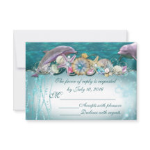 Golfinho sob o mar Inserir cartões