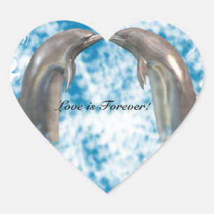 Golfinhos Beijando Adesivos