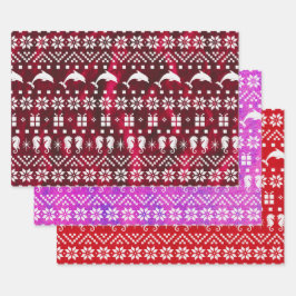 Golfinhos e Cavalos-marinhos Padrão de Natal