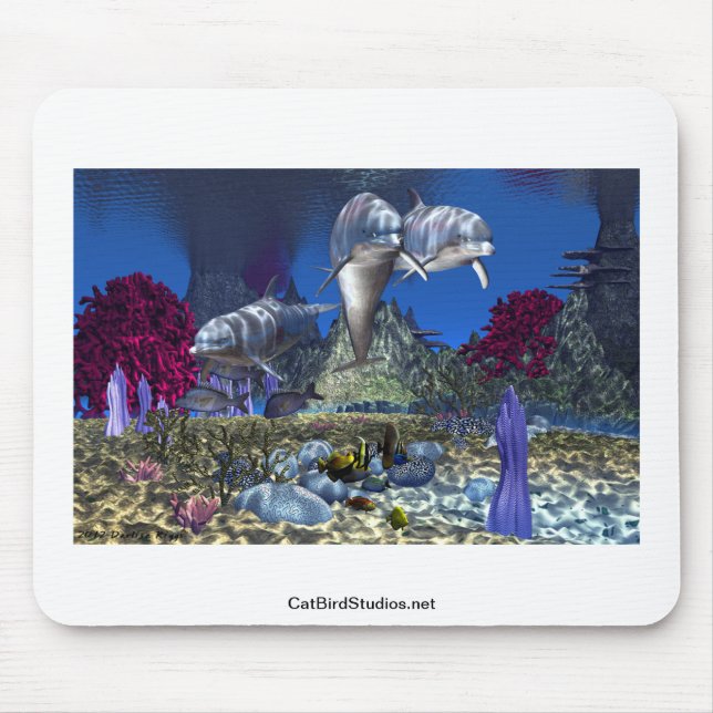 Golfinhos Mousepad (Frente)