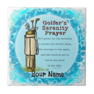 Golfistas Nome personalizado da oração