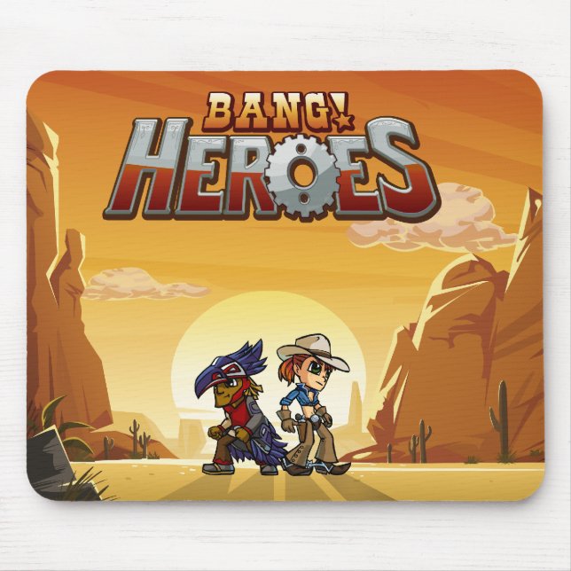 Golpe! Heróis Mousepad (Frente)