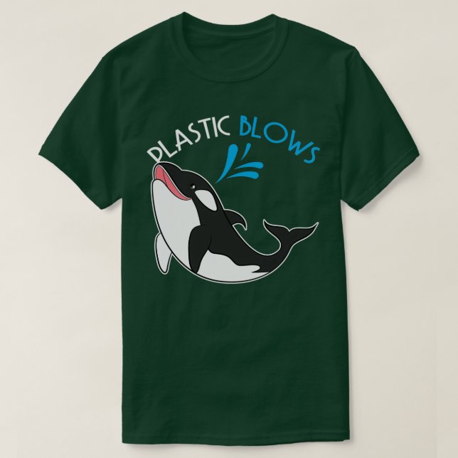 Golpes Plásticos Levantam Camisa De Baleia Sensibi (Frente do Design)