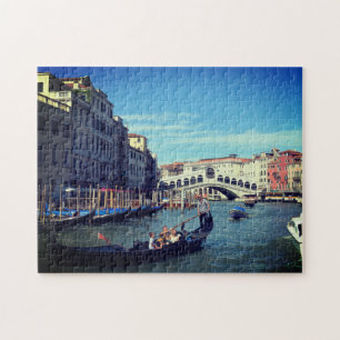 Gondola em Veneza, Itália - Quebra-cabeça