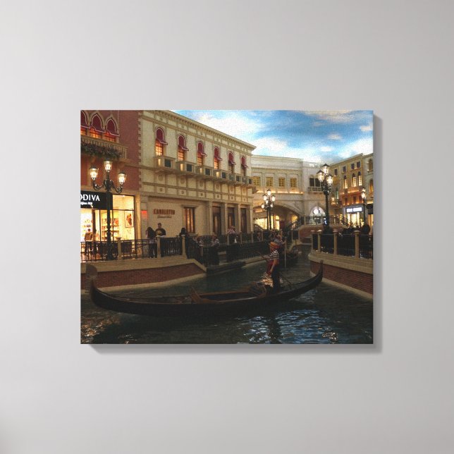 Gondola Ride na Canvas veneziana (Frente)