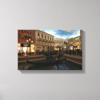 Gondola Ride na Canvas veneziana