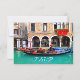 Gondolas veneziana - Cartões RSVP
