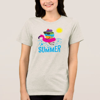 Gonna Melt Flamingo Sorvete T-Shirt