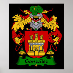 Gonzalez Casaco de Arms Heraldic Impressão