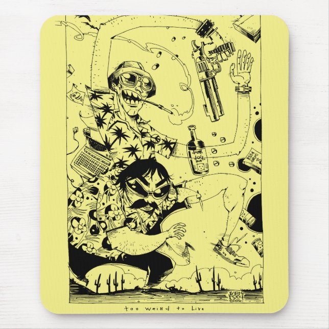 Gonzo puro Mousepad (Frente)