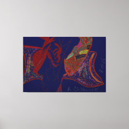Good Fortune and Happiness Stretched Canvas Print