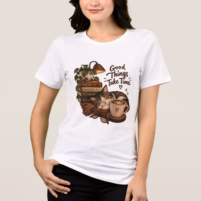 Good Thing Take Time - Cozy Book Lover (Frente)
