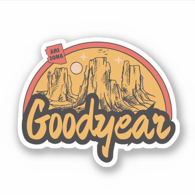 Goodyear, Arizona  Adesivo (Frente)