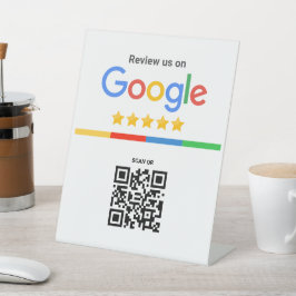 Google Review QR Code Standee