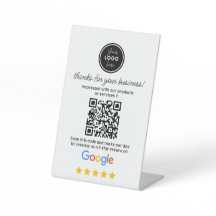 Google Reviews com código QR de link