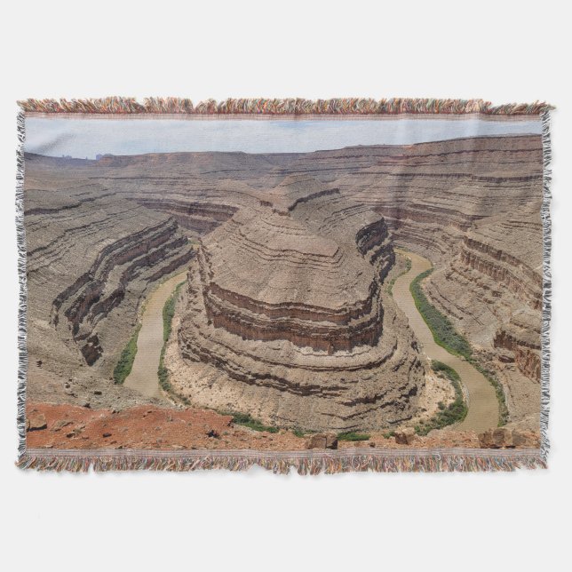 Goosenecks Jogam cobertor (Frente)