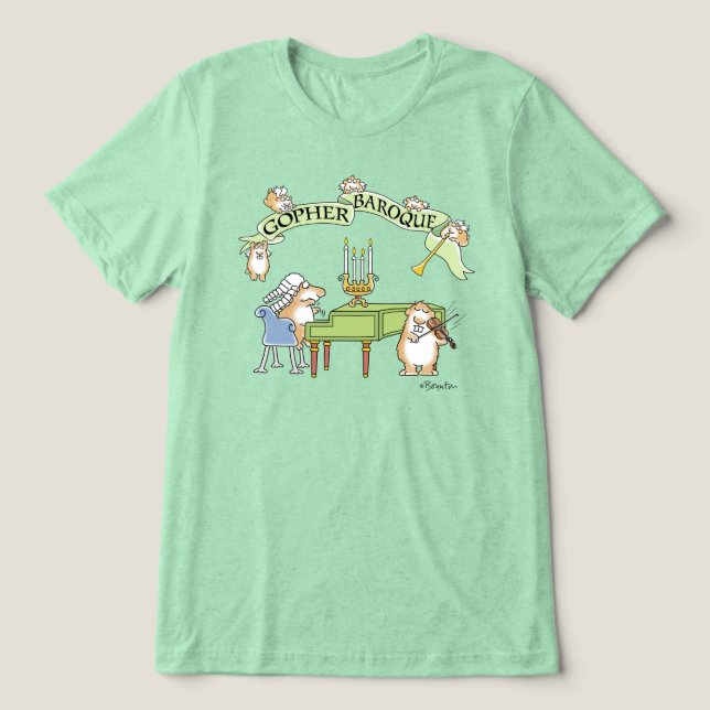 GOPHER BAROQUE por Sandra Boynton T-Shirt (Design frontal)