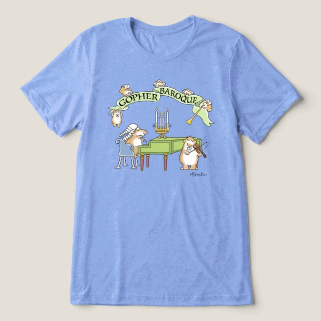 GOPHER BAROQUE por Sandra Boynton T-Shirt (Design frontal)