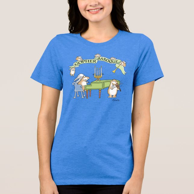GOPHER BAROQUE por Sandra Boynton T-Shirt (Frente)