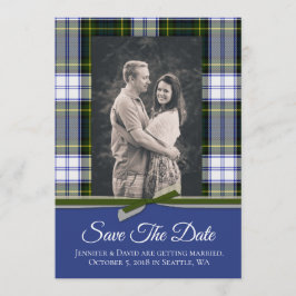 Gordon Dress Xadrez Casamento Salve o Cartão de Da