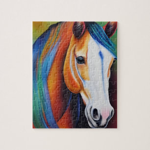 Gorgee Watercolor Horse Quebra-cabeça