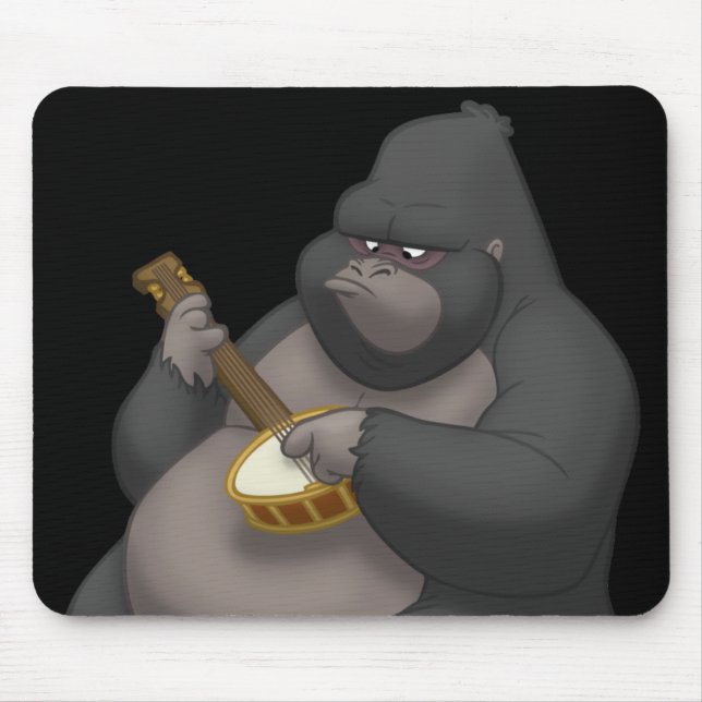 Gorila Mousepad do Banjo-Strummin' (Frente)